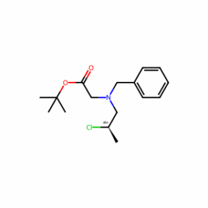 tert-Butyl (R)-N-benzyl-N-(2-chloropropyl)glycinate