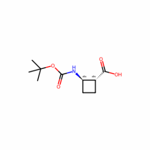 (1R,2R)-2-([(tert-Butoxy)carbonyl]amino)cyclobutane-1-carboxylic acid