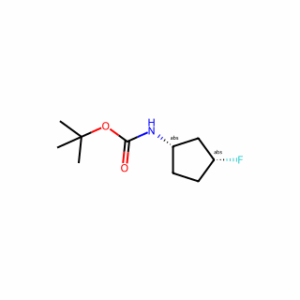 tert-butyl N-[cis-3-fluorocyclopentyl]carbamate