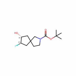 tert-butyl(7R,8R)-7-fluoro-8-hydroxy-2-azaspiro[4.4]nonane-2-carboxylate