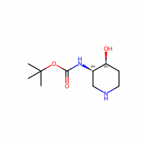 tert-butyl N-[(3R,4S)-4-hydroxypiperidin-3-yl]carbamate