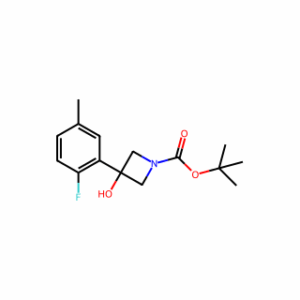 tert-butyl 3-(2-fluoro-5-methylphenyl)-3-hydroxyazetidine-1-carboxylate