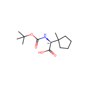 (S)-2-((tert-Butoxycarbonyl)amino)-2-(1-methylcyclopentyl)acetic acid