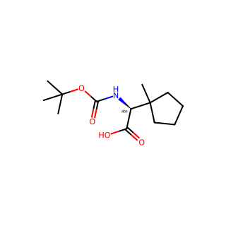 (S)-2-((tert-Butoxycarbonyl)amino)-2-(1-methylcyclopentyl)acetic acid