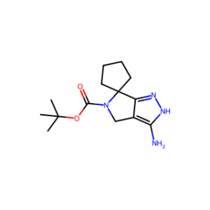 tert-butyl 3-aminospiro[1,4-dihydropyrrolo[3,4-c]pyrazole-6,1′-cyclopentane]-5-carboxylate