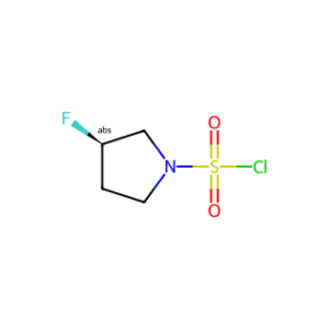 (3R)-3-fluoropyrrolidine-1-sulfonylchloride