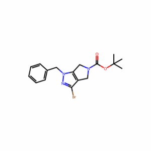 tert-Butyl 1-benzyl-3-bromo-4,6-dihydropyrrolo[3,4-c]pyrazole-5(1H)-carboxylate
