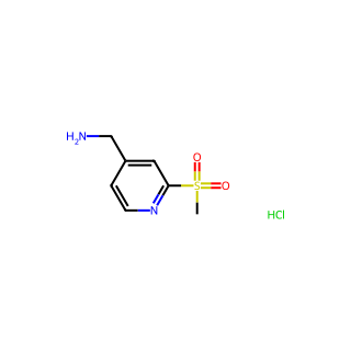 (2-(Methylsulfonyl)pyridin-4-yl)methanamine (hydrochloride)