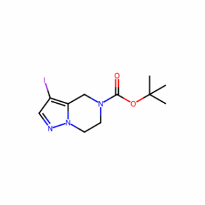 tert-butyl 3-iodo-6,7-dihydro-4H-pyrazolo[1,5-a]pyrazine-5-carboxylate