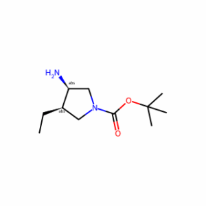 tert-Butyl (3R,4R)-3-amino-4-ethyl-1-pyrrolidinecarboxylate