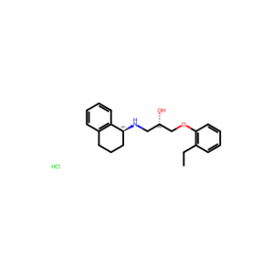 (2S)-1-(2-Ethylphenoxy)-3-[[(1S)-1,2,3,4-tetrahydro-1-naphthalenyl]amino]2-propanol hydrochloride
