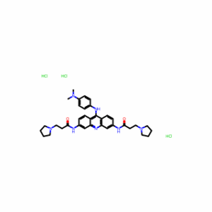 N,N′-[9[[4-(Dimethylamino)phenyl]amino]-3,6-acridinediyl]bis-1-pyrrolidinepropanamide trihydrochloride