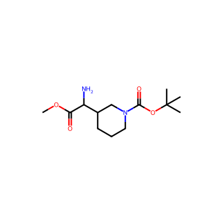 tert-Butyl 3-(1-amino-2-methoxy-2-oxoethyl)piperidine-1-carboxylate