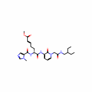 (2E,6S)-7-[[1-[2-[(2-Ethylbutyl)amino]-2-oxoethyl]-1,2-dihydro-2-oxo-3-pyridinyl]amino]-6-[[(1-methyl-1H-imidazol-5-yl)carbonyl]amino]-7-oxo-2-heptenoic Acid Methyl Ester