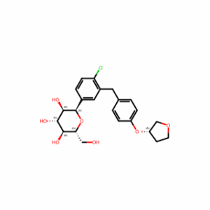 (2R,3R,4R,5S,6R)-2-(4-Chloro-3-(4-(((S)-tetrahydrofuran-3-yl)oxy)benzyl)phenyl)-6-(hydroxymethyl)tetrahydro-2H-pyran-3,4,5-triol