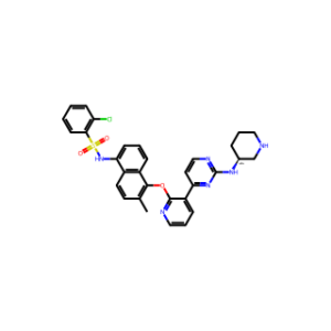 (S)-2-Chloro-N-(6-methyl-5-((3-(2-(piperidin-3-ylamino)pyrimidin-4-yl)pyridin-2-yl)oxy)naphthalen-1-yl)benzenesulfonamide