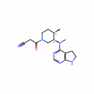 (3R,4R)-3-[(6,7-Dihydro-5H-pyrrolo[2,3-d]pyrimidin-4-yl)methylamino]-4-methyl-β-oxo-1-piperidinepropanenitrile