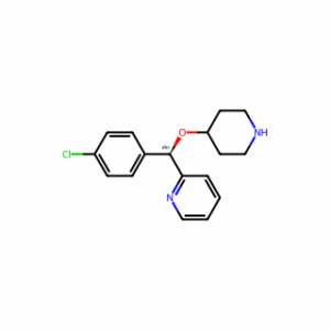 (R)-2-((4-Chlorophenyl)(piperidin-4-yloxy)methyl)pyridine