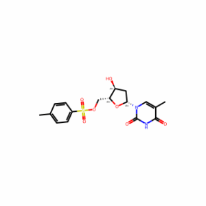((2R,3S,5R)-3-Hydroxy-5-(5-methyl-2,4-dioxo-3,4-dihydropyrimidin-1(2H)-yl)tetrahydrofuran-2-yl)methyl 4-methylbenzenesulfonate