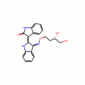 (2Z,3Z)-3-((3,4-Dihydroxybutoxy)imino)-[2,3′-biindolinylidene]-2′-one