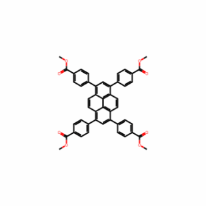 Tetramethyl 4,4′,4″,4‴-(pyrene-1,3,6,8-tetrayl)tetrabenzoate