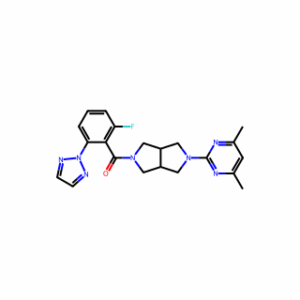 (5-(4,6-Dimethylpyrimidin-2-Yl)Hexahydropyrrolo[3,4-c]Pyrrol-2(1H)-Yl)(2-Fluoro-6-(2H-1,2,3-Triazol-2-Yl)Phenyl)Methanone