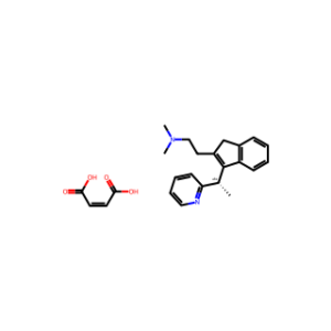 (S)-N,N-Dimethyl-2-(3-(1-(pyridin-2-yl)ethyl)-1H-inden-2-yl)ethanamine maleate