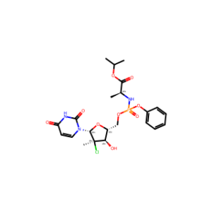 (S)-Isopropyl 2-(((S)-(((2R,3R,4R,5R)-4-chloro-5-(2,4-dioxo-3,4-dihydropyrimidin-1(2H)-yl)-3-hydroxy-4-methyltetrahydrofuran-2-yl)methoxy)(phenoxy)phosphoryl)amino)propanoate