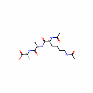 (R)-2-((R)-2-((S)-2,6-Diacetamidohexanamido)propanamido)propanoic acid