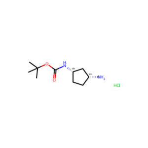 tert-Butyl ((1S,3R)-rel-3-aminocyclopentyl)carbamate hydrochloride
