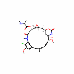 (14S,16S,32S,33S,2R,4S,10E,12E,14R)-86-Chloro-14-hydroxy-85,14-dimethoxy-33,2,7,10-tetramethyl-12,6-dioxo-7-aza-1(6,4)-oxazinana-3(2,3)-oxirana-8(1,3)-benzenacyclotetradecaphane-10,12-dien-4-yl methyl-L-alaninate