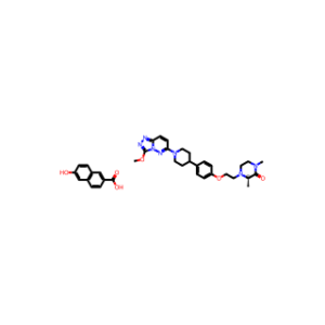 (R)-4-(2-(4-(1-(3-Methoxy-[1,2,4]triazolo[4,3-b]pyridazin-6-yl)piperidin-4-yl)phenoxy)ethyl)-1,3-dimethylpiperazin-2-one 6-hydroxy-2-naphthoate