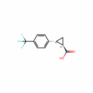 (1R,2R)-2-(4-(trifluoromethyl)phenyl)cyclopropane-1-carboxylic acid
