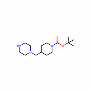 tert-butyl 4-[(piperazin-1-yl)methyl]piperidine-1-carboxylate
