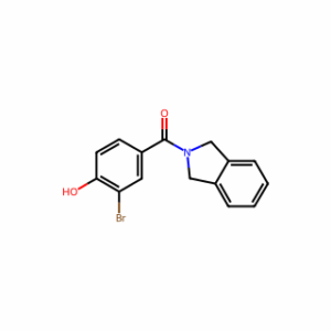 (3-Bromo-4-hydroxyphenyl)(isoindolin-2-yl)methanone