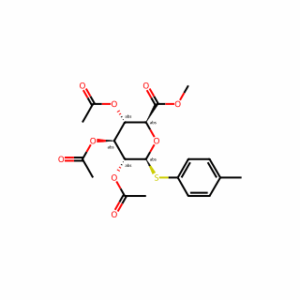 (2S,3S,4S,5R,6S)-2-(methoxycarbonyl)-6-(p-tolylthio)tetrahydro-2H-pyran-3,4,5-triyl triacetate