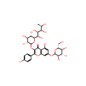 Kaempferol-3-rhamnoglucoside-7-glucoside