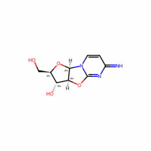 (2R,3R,3aS,9aR)-2-(Hydroxymethyl)-6-imino-2,3,3a,9a-tetrahydro-6H-furo[2′,3′:4,5]oxazolo[3,2-a]pyrimidin-3-ol