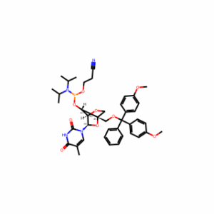 (1R,3R,4R,7S)-1-((Bis(4-methoxyphenyl)(phenyl)methoxy)methyl)-3-(5-methyl-2,4-dioxo-3,4-dihydropyrimidin-1(2H)-yl)-2,5-dioxabicyclo[2.2.1]heptan-7-yl (2-cyanoethyl) diisopropylphosphoramidite