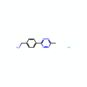 (4-(6-Methyl-1,2,4,5-tetrazin-3-yl)phenyl)methanamine hydrochloride