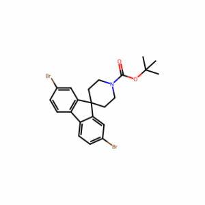 Spiro[9H-fluorene-9,4′-piperidine]-1′-carboxylic acid, 2,7-dibromo-, 1,1-dimethylethyl ester