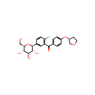 (2-Chloro-5-((2S,3R,4R,5S,6R)-3,4,5-trihydroxy-6-(hydroxymethyl)tetrahydro-2H-pyran-2-yl)phenyl)(4-(((S)-tetrahydrofuran-3-yl)oxy)phenyl)methanone