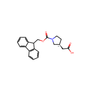 (S)-2-(1-(((9H-Fluoren-9-yl)methoxy)carbonyl)pyrrolidin-3-yl)acetic acid