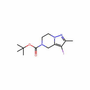 Tert-butyl 3-iodo-2-methyl-6,7-dihydropyrazolo[1,5-a]pyrazine-5(4H)-carboxylate