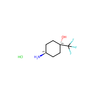 (1r,4r)-4-amino-1-(trifluoromethyl)cyclohexan-1-ol hydrochloride