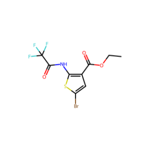 Ethyl 5-bromo-2-(2,2,2-trifluoroacetamido)thiophene-3-carboxylate