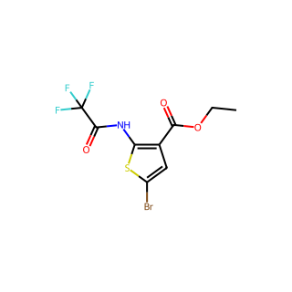 Ethyl 5-bromo-2-(2,2,2-trifluoroacetamido)thiophene-3-carboxylate