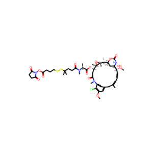 N2′-Deacetyl-N2′-[4-[[4-[(2,5-dioxo-1-pyrrolidinyl)oxy]-4-oxobutyl]dithio]-4-methyl-1-oxopentyl]maytansine
