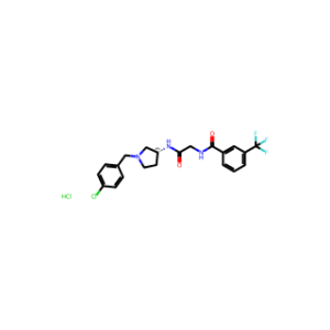 (R)-N-(2-((1-(4-Chlorobenzyl)pyrrolidin-3-yl)amino)-2-oxoethyl)-3-(trifluoromethyl)benzamide hydrochloride
