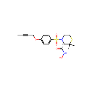 (S)-4-((4-(But-2-yn-1-yloxy)phenyl)sulfonyl)-N-hydroxy-2,2-dimethylthiomorpholine-3-carboxamide